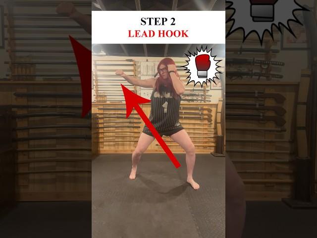 How To Do a STRAIGHT CROSS + LEAD HOOK  #Shorts #Boxing #MMA
