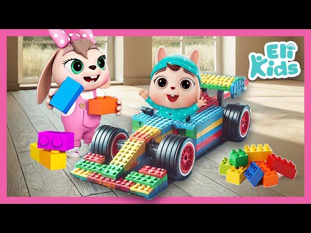 EPIC LEGO-Style Toy Car Race +More | Eli Kids