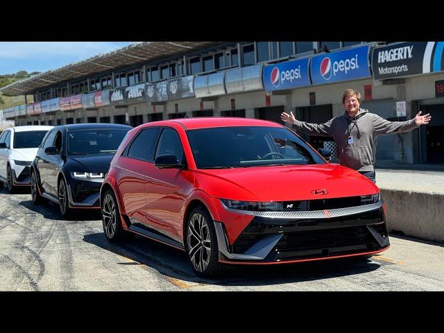 I Drive The Spicy Hyundai IONIQ 5 N For The First Time! Full Tour + Road & Track Driving Review