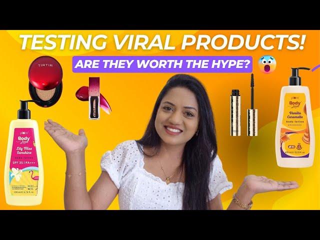 Testing Viral Beauty Products! Are they Worth the hype? | Riaa Rajendraan