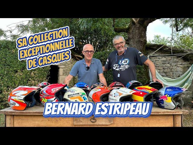 La collection exceptionnelle de Casques Trial de Bernard Estripeau !