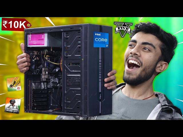 10,000/-Rs PC Build With i7 Processor! Best for Gaming, Editing or Office Work - Live Test