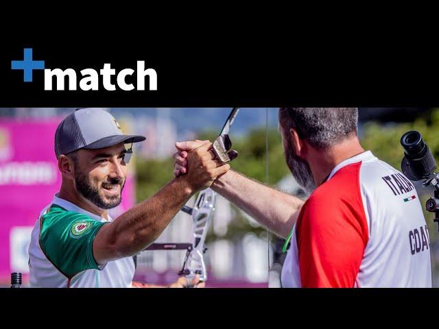 Mauro Nespoli (Italy) v  Kim Je Deok (Korea) | Match | Medellin 2022 Archery World Cup