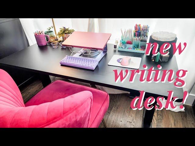 My New Writing Desk Setup!! \ Collab with FlexiSpot