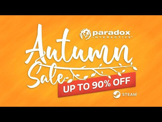 Paradox Steam Autumn Sale 2024