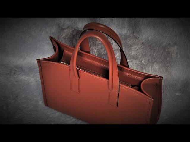 Making a Leather Square Tote Bag