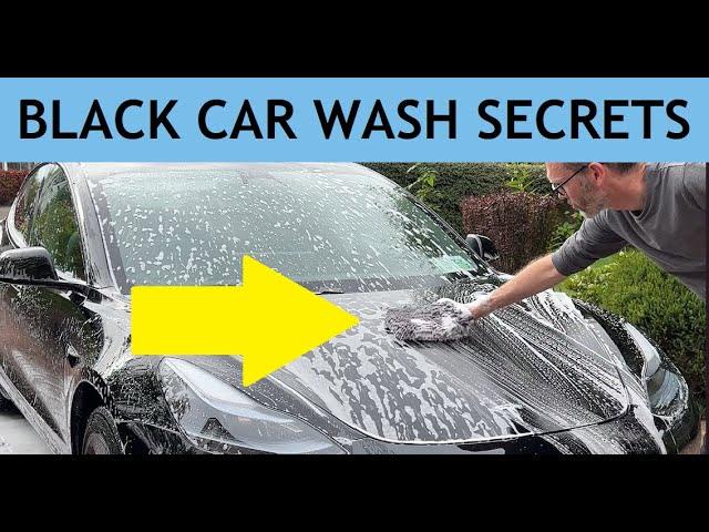 How to wash a black car WITHOUT SCRATCHING IT!