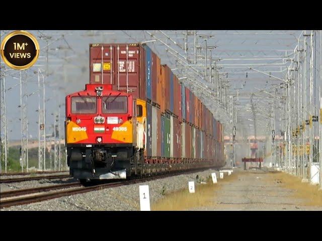 High Speed Double Stack Container Trains ~ WDFC INDIA