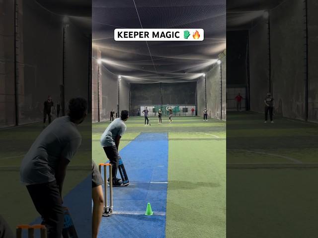 Keeper Rapid Magic At Cricket Field Spin Balls, Batsman Swing And Keeper Skills #cricket #shorts