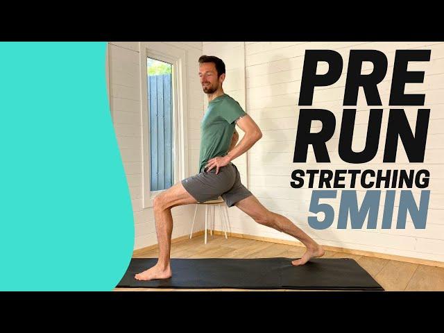 5 MIN Pre-Run Stretching Routine