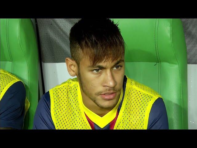 Neymar First Match for Barcelona