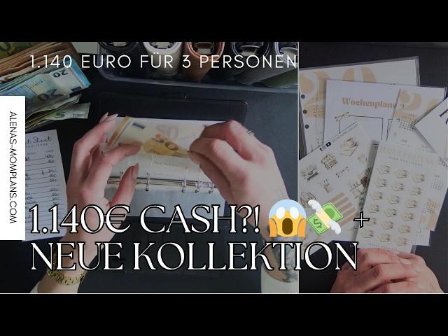 Cashstuffing April  1140€ Budget mit der Umschlagmethode + Neue Kollektion! 