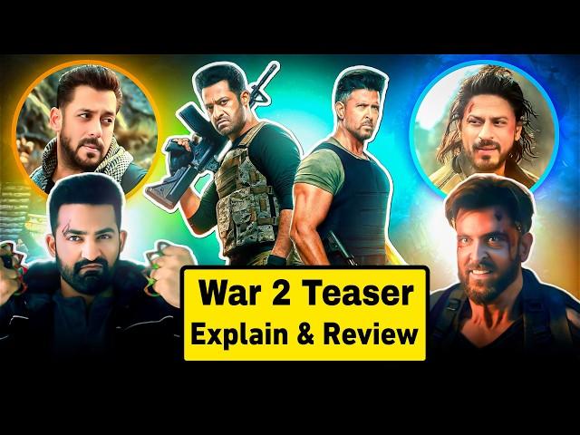 War 2 Teaser Breakdown In HINDI | War 2 Teaser Review | War 2 Movie Details | YRF Spy Universe