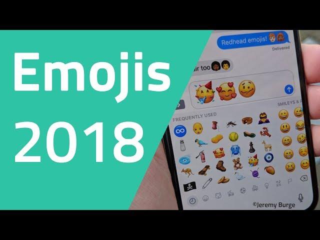 Neue Emojis 2018 ! Hier sind alle 157 