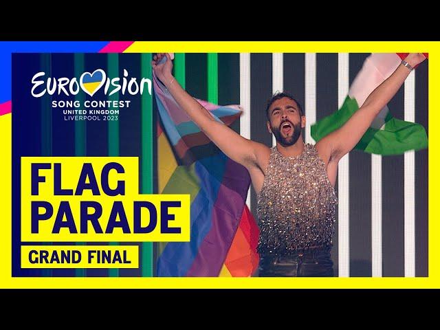 Flag Parade | Grand Final | Eurovision 2023 #UnitedByMusic 