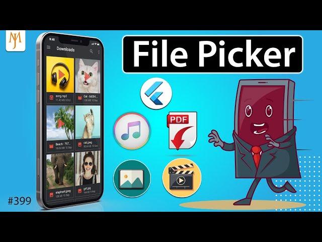 Flutter Tutorial - How To Use File Picker | The Right Way | Android, iOS, Web & Desktop