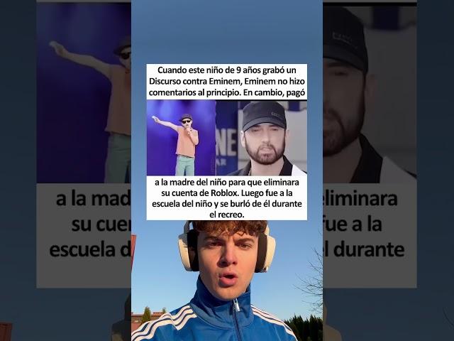 Cuando este niño de 9 años grabó un Discurso contra Eminem, Em no hizo comentarios al principio