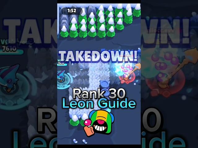 Rank 30 Leon Guide #brawlstars #supercell #viral #edit