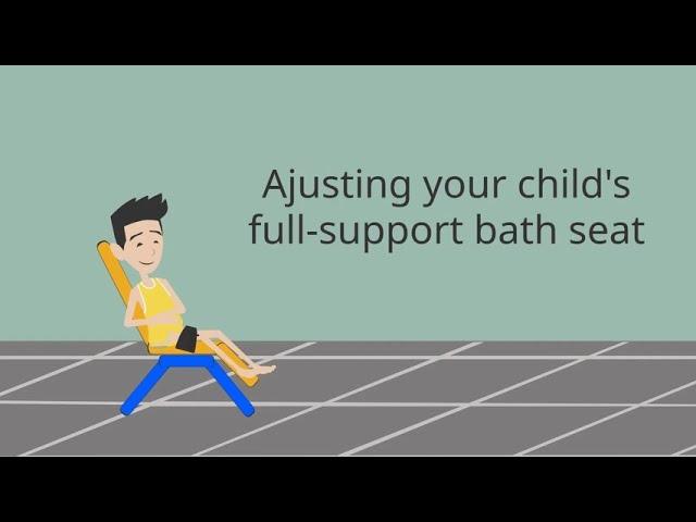 Adjusting your child’s full-support bath seat