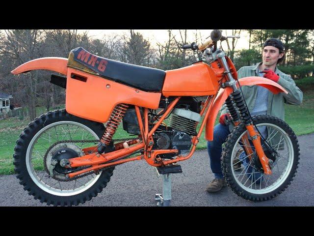 Ultra Rare 1980's Dirt Bike Hasn't Ran In 12 Years