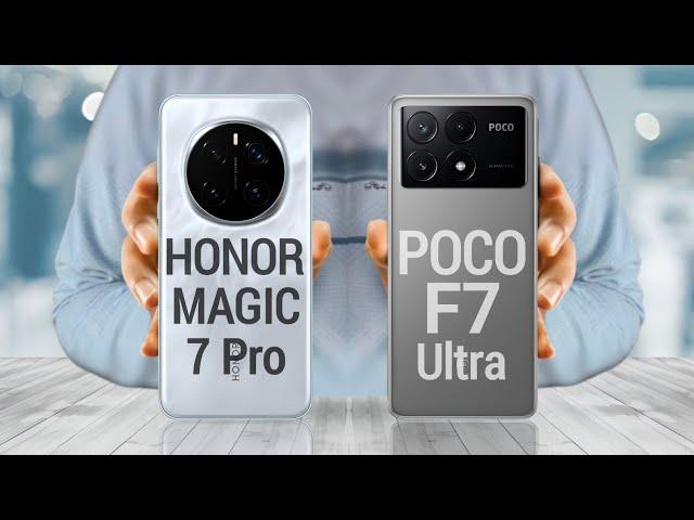 honor magic 7 pro vs poco f7 ultra  full compression