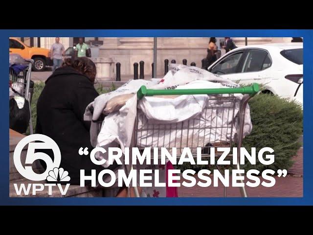 'It's basically criminalizing homelessness:' Advocate bashes new Florida law