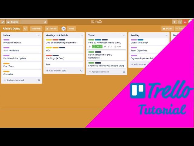 Trello Tutorial | How I use Trello to stay organised as an EA