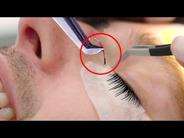 We Try Eyelash Extensions