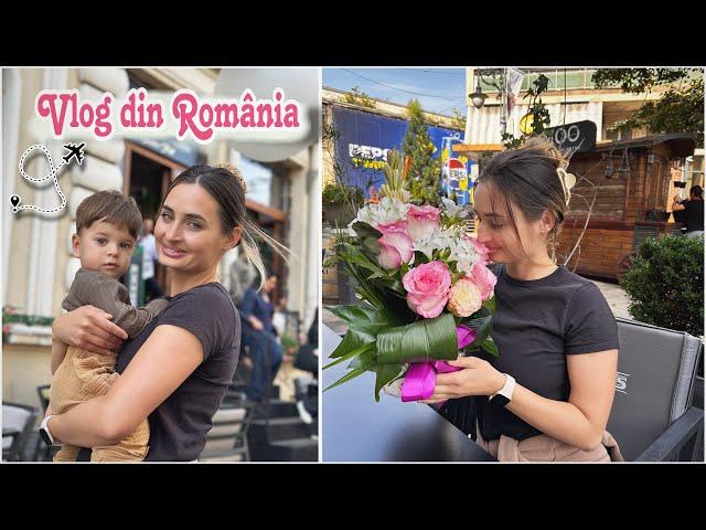 Vlog din Romania Surpriza de ziua mea la aeroport | Timp petrecut cu familia & Cadourile primite 