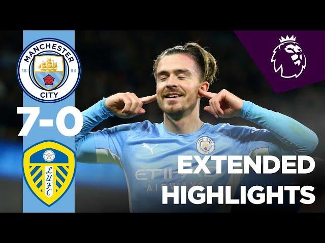 EXTENDED MAN CITY HIGHLIGHTS | Man City 7-0 Leeds | Foden, Grealish, De Bruyne, Mahrez, Stones, Ake