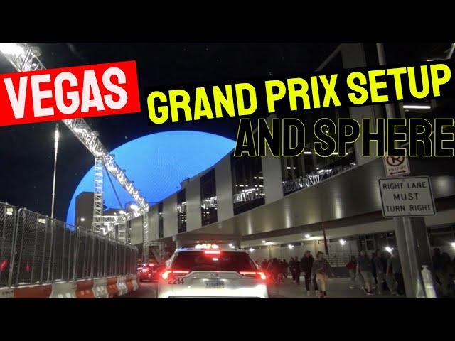 Las Vegas Grand Prix Setup with Spa Guy & Trey! Exploring the Race Scene & Las Vegas Sphere