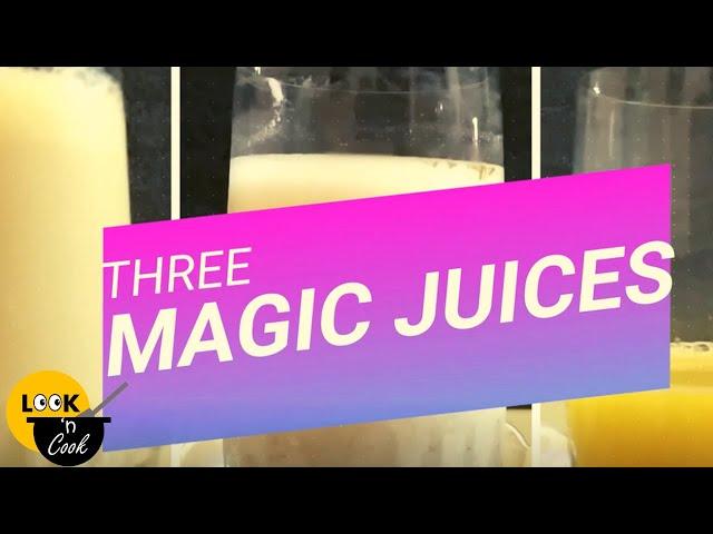 3 Magic Juices WITH ONLY Three Ingredients | EASY & HEALTHY  | Sarikata Dalam Bahasa Malaysia