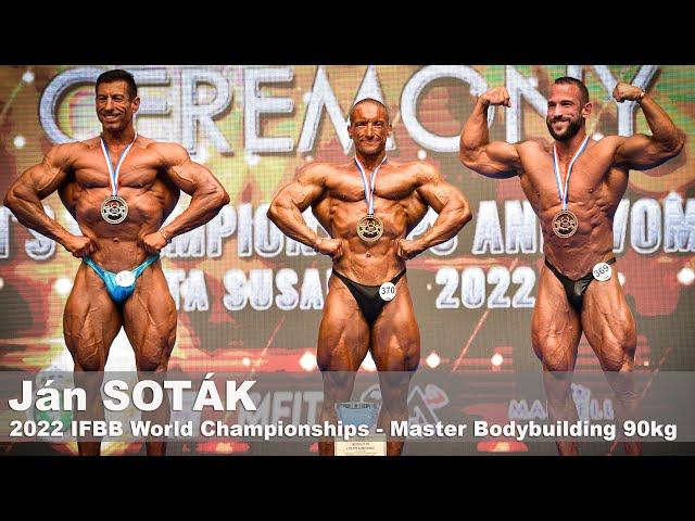 Jan SOTAK, Slovakia ... 2022 IFBB World Master Bodybuilding Champion, 90kg