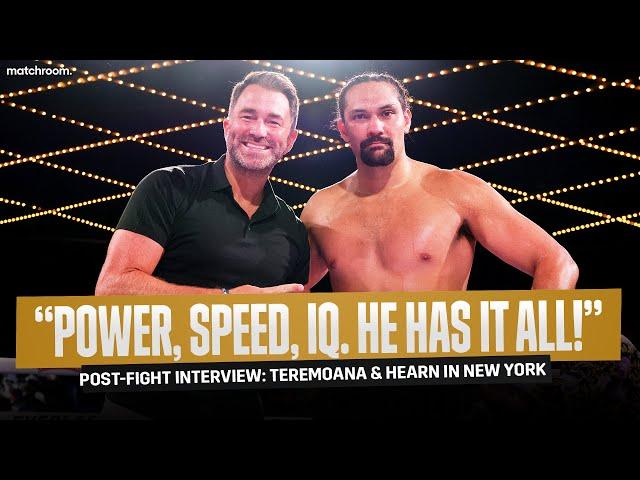 "Future Heavyweight Champ!" - Eddie Hearn Gives Teremoana Teremoana Rave Review After NYC KO