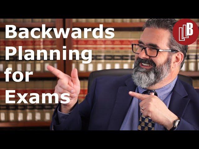 Backwards Planning for Exams