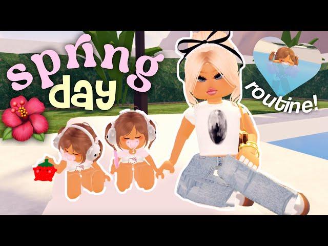 Spring Family Day Routine!  | Roblox Berry Avenue Roleplay