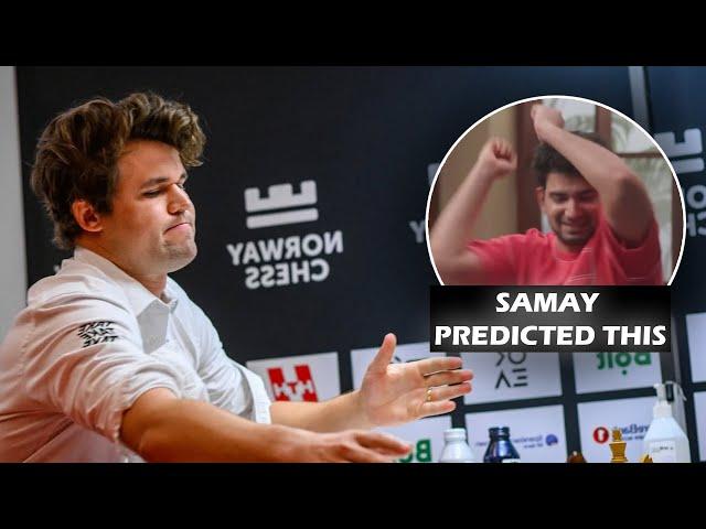 Samay Raina Predicted , Magnus Carlsen Banging The Table 