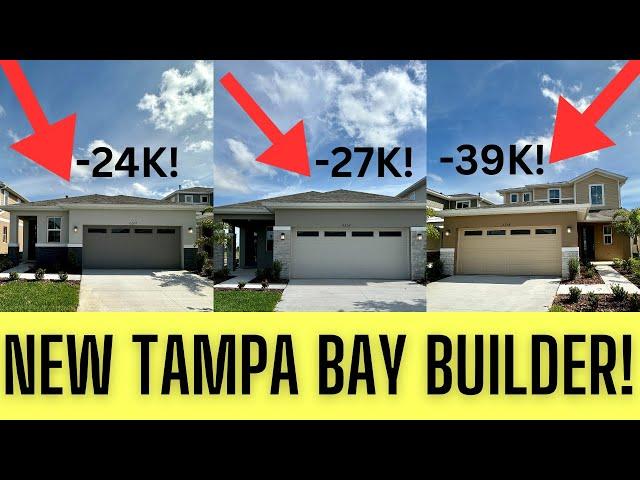 Inside 4 Apollo Beach Florida New Construction Homes with Price Reductions For Sale in Waterset!