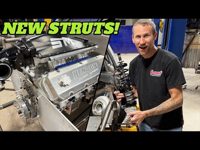 LONG TRAVEL STRUTS ON A CHASSIS CAR! BILLY’S CAMARO UPDATE!