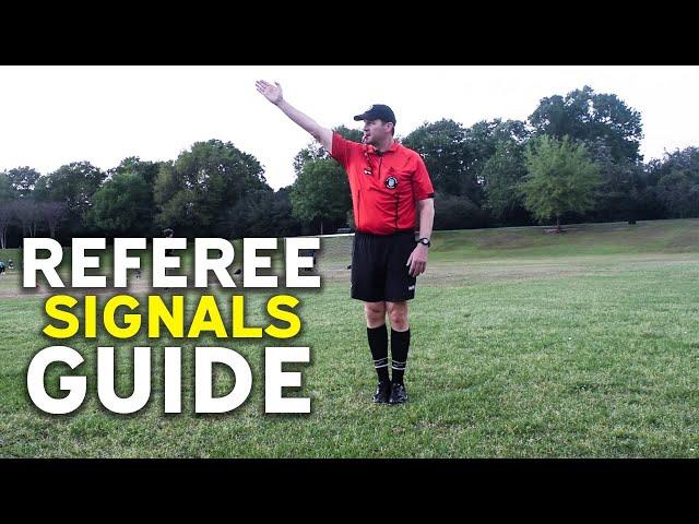 Soccer Referee Signals Guide