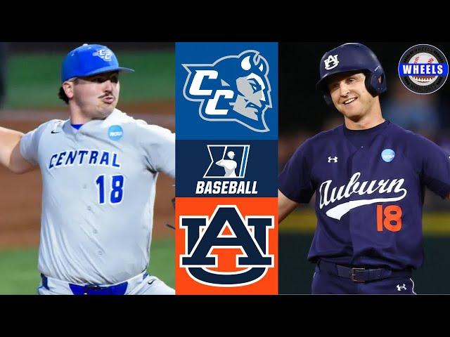 Central Connecticut State vs #4 Auburn | Regionals Opening Round | 2025 College Baseball Highlights