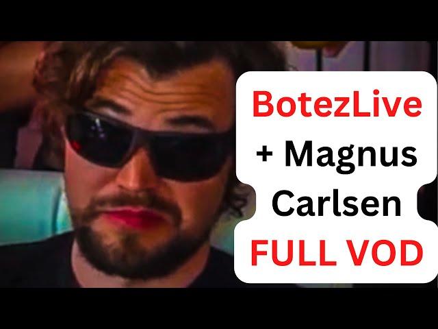 BotezLive X Magnus Carlsen FULL VOD titled tuesday 21. April 2023