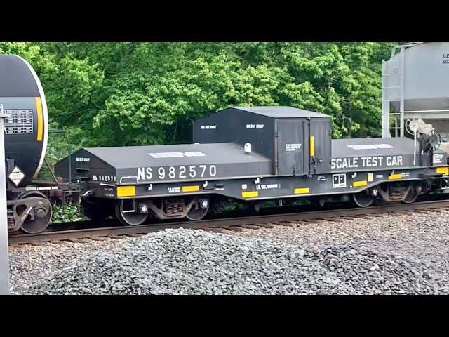 This Happened After CSX Train Passed W/Double DPUs!  Weird Freight Car Explained, DPUs Galore!