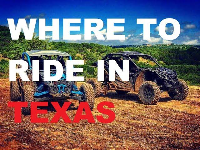 Where To Ride ATVs And UTVs In Texas !