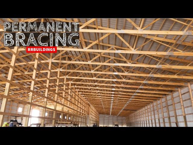 Permanent Bracing in The BIGGEST Building! #construction