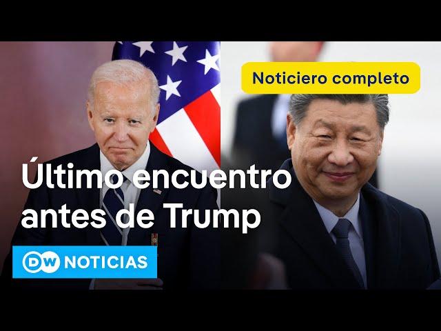  DW Noticias del 16 de noviembre: China y EE. UU. buscan "transición fluida" [Noticiero completo]