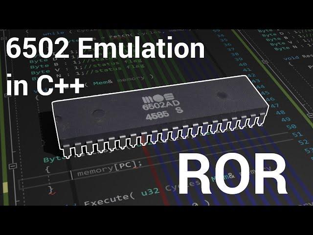 Emulating a CPU in C++ #30 (6502) -  Rotate Right