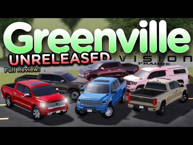 FULL UNRELEASED Toyota Tundra REVIEW in Greenville Roblox!