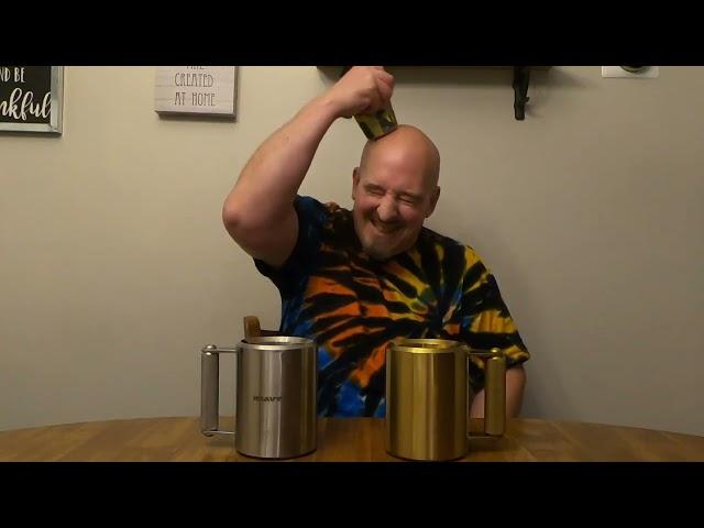 Heavy Mug in GOLD!! unboxing and review