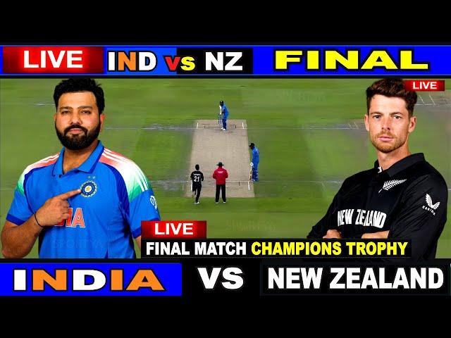 Live: IND vs NZ, Final Match | Live Scores & Commentary | India vs New Zealand | Last 32 Overs